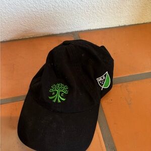 Austin FC black embroidered hat